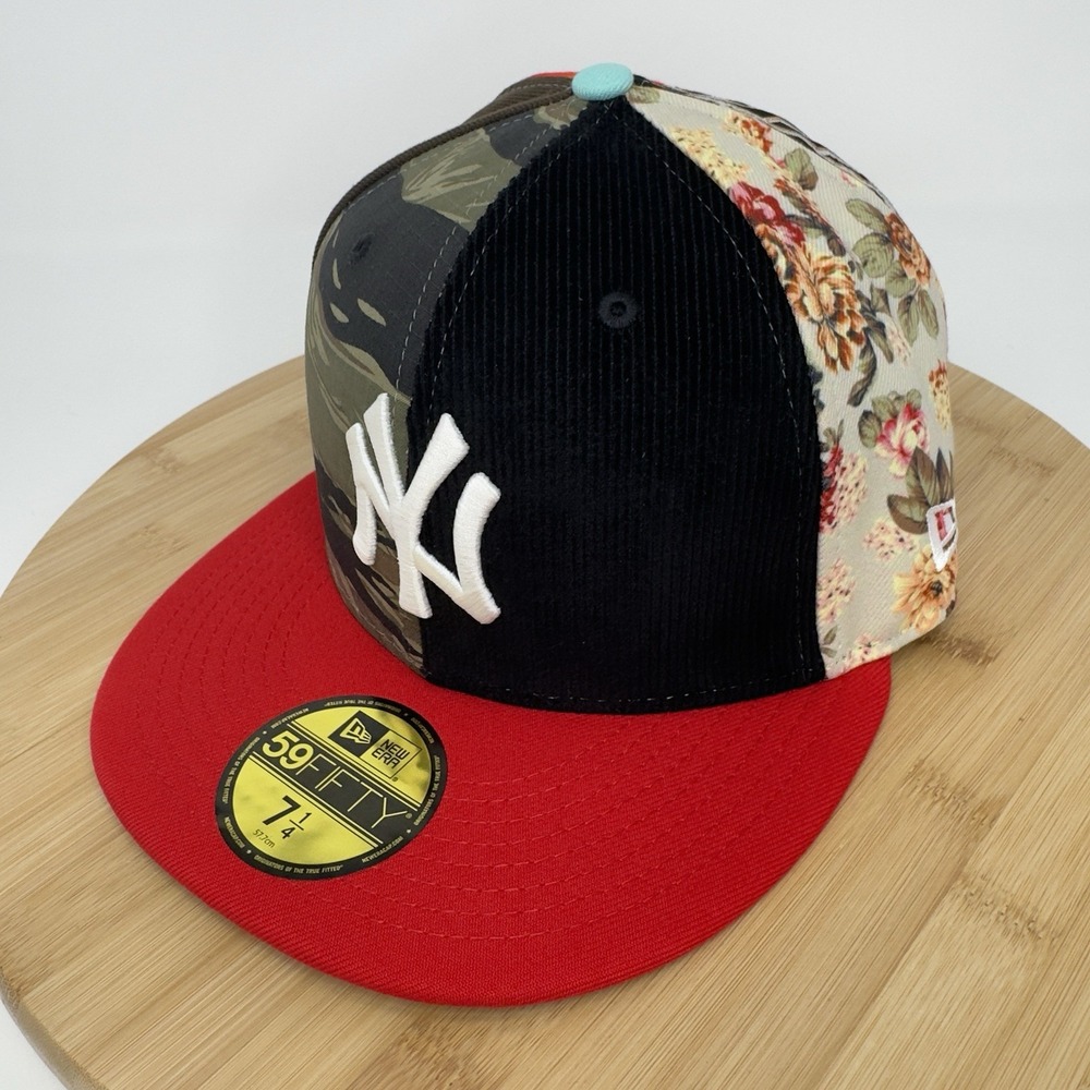 New Era‎ New York Yankees Custom Chase B Maximal 59FIFTY Floral Camo Hat 7 1/4